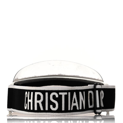 Christian Dior Mirrored DiorClub1 Sun Visor Black 5 of 7