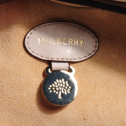 Mulberry Soft Matte Leather Small Cookie Bayswater Satchel Pebble Beige 9 of 14