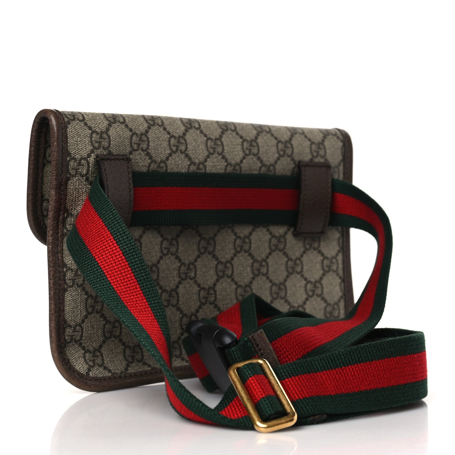 Gucci GG Supreme Monogram Neo Vintage Web Belt Bag Brown 3 of 10