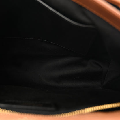 Saint Laurent Crinkled Calfskin Matelasse Monogram Medium Niki Chain Satchel Caramel 5 of 10