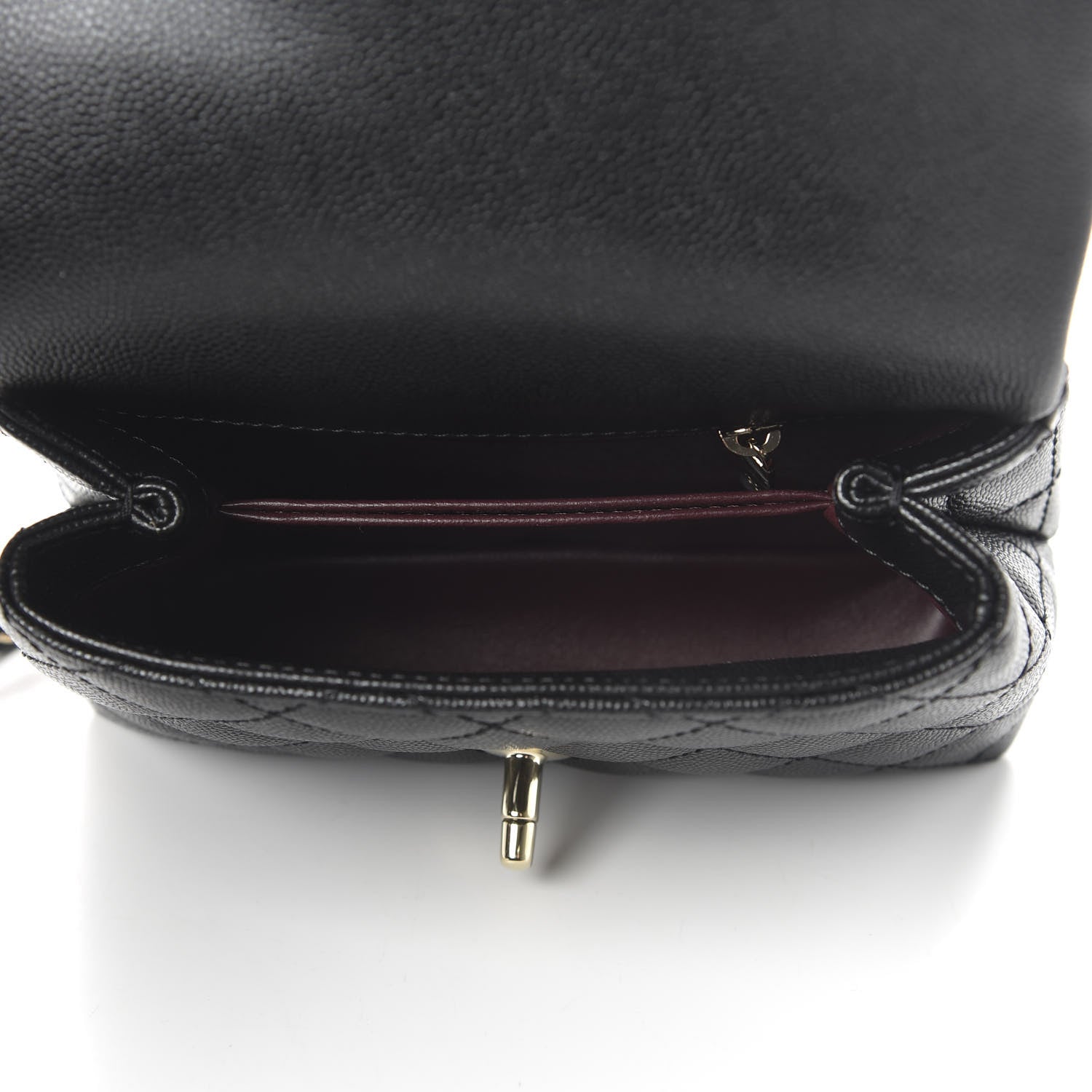 Chanel Caviar Quilted Extra Mini Coco Handle Flap Black 5 of 11
