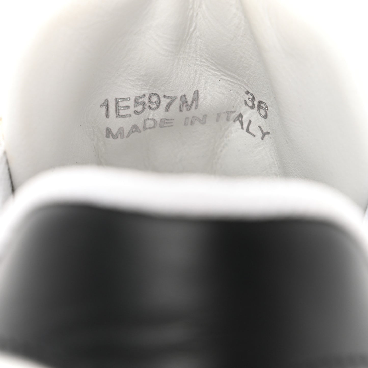 Nylon Gabardine Logo Sneakers 36 White