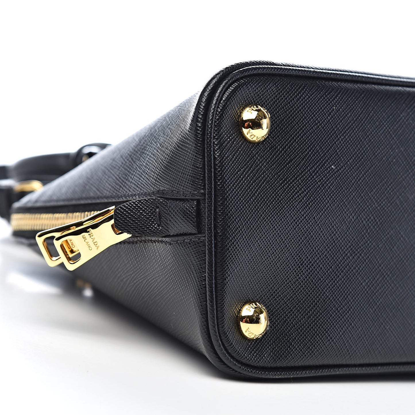 Saffiano Lux Small Promenade Tote Black