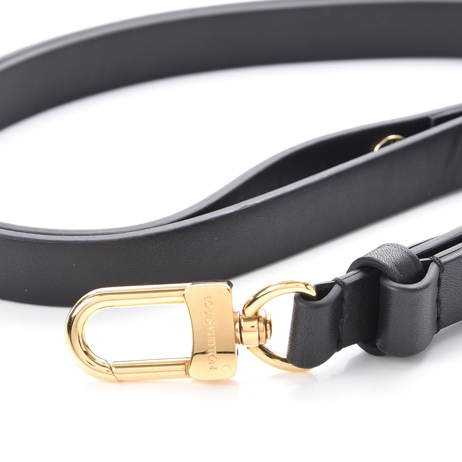 Louis Vuitton Calfskin Neonoe Shoulder Strap Black 3 of 5