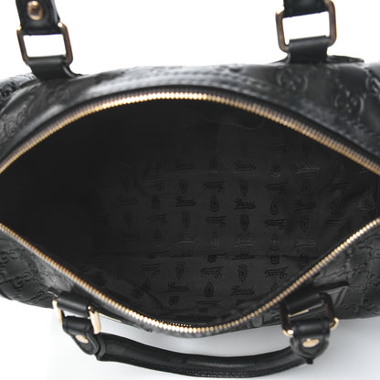 Gucci Guccissima Medium Techno Tag Boston Black 5 of 10