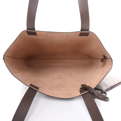 Gucci GG Supreme Monogram Web Large Ophidia Vertical Shopping Tote Brown 6 of 11