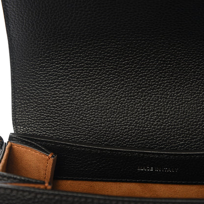 MCM Grained Calfskin Small Patricia Shoulder Bag Black 8 of 11