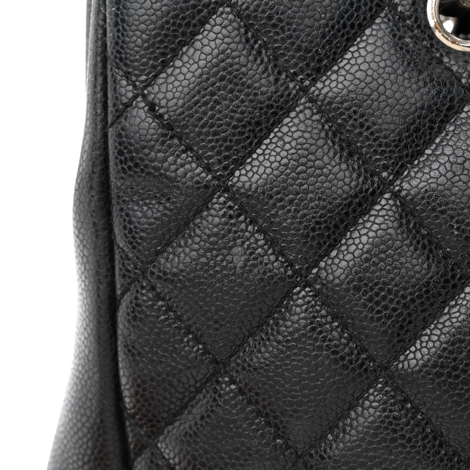 Chanel Caviar Quilted Grand Shopping Tote GST Black 12 of 13