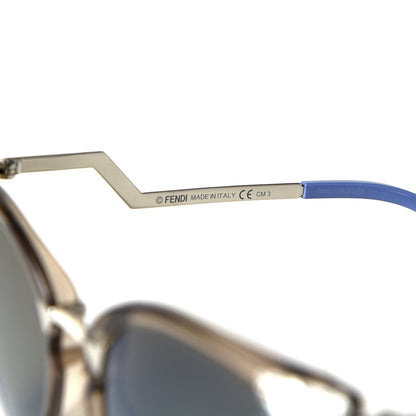 Fendi Iridia Cat Eye Sunglasses FF 0041/S Blue Crystal 5 of 6