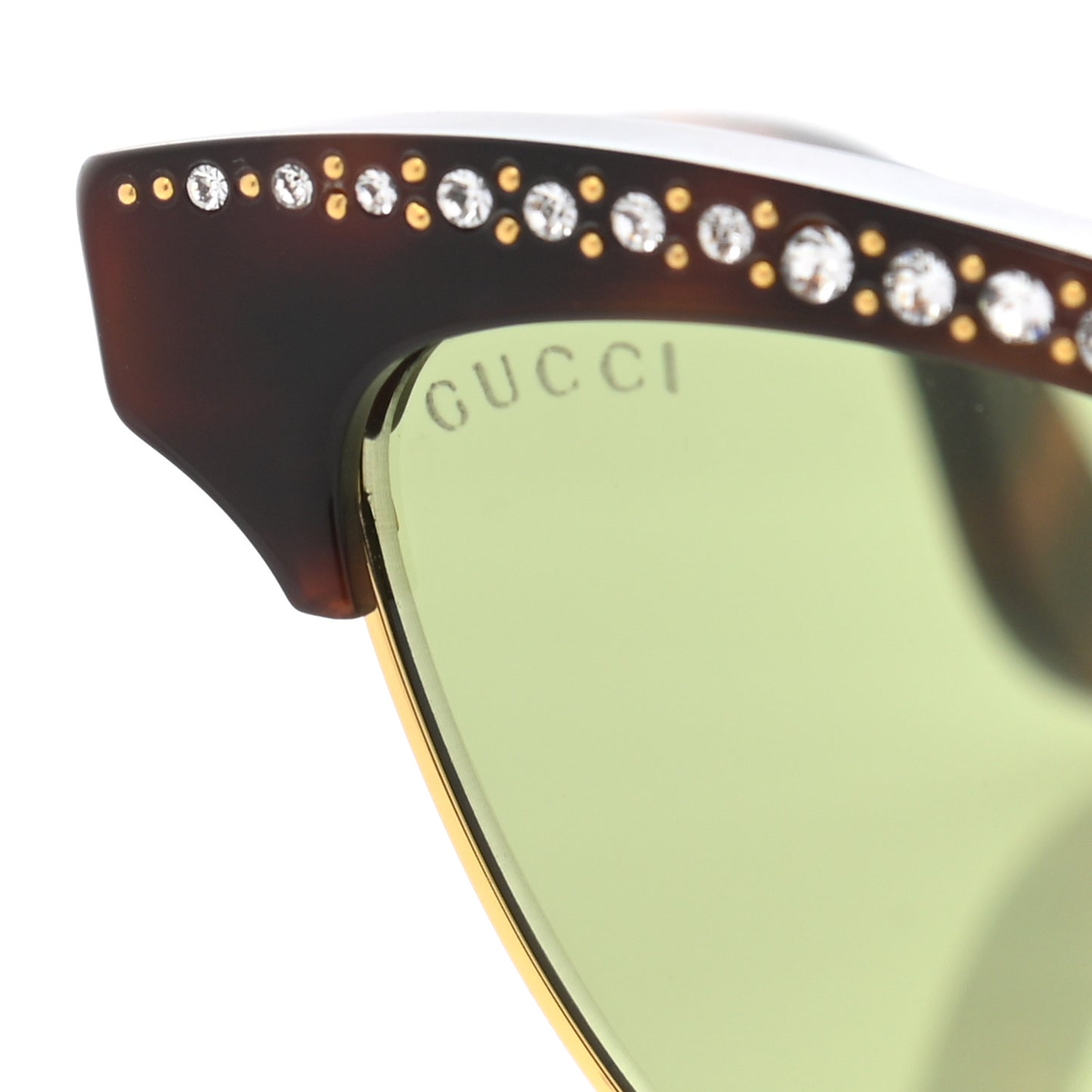 Clubmaster Cat Eye Sunglasses GG0153S Black