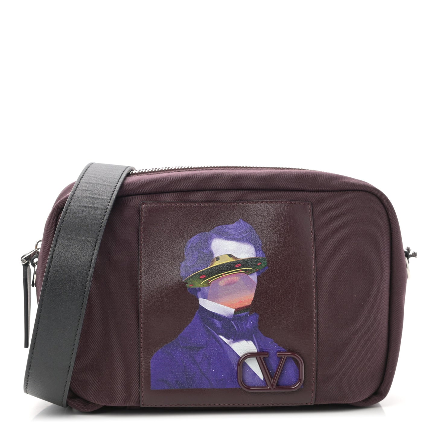X UNDERCOVER CanvasTime Traveler Crossbody Bag Rubin
