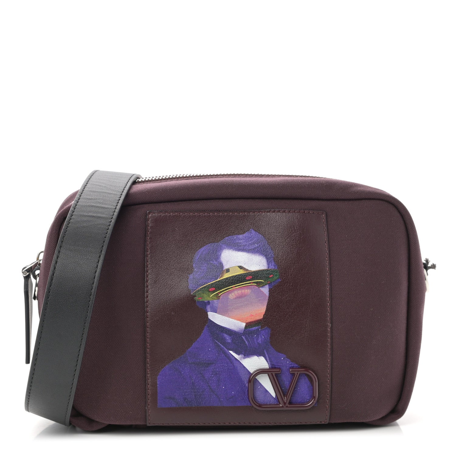 Valentino Garavani X UNDERCOVER CanvasTime Traveler Crossbody Bag Rubin 1 of 10