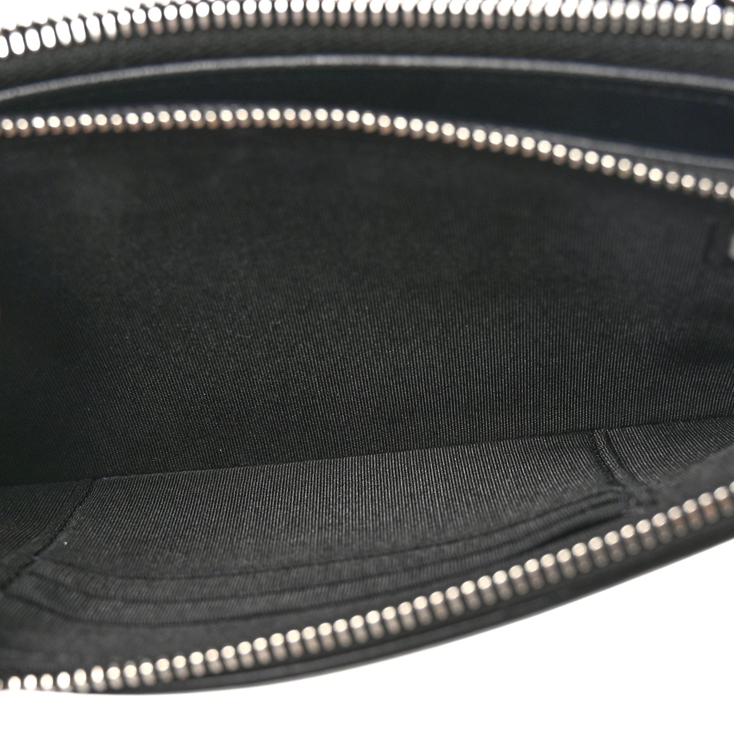 Sequin Lambskin Summer Night Clutch With Chain  Black Silver