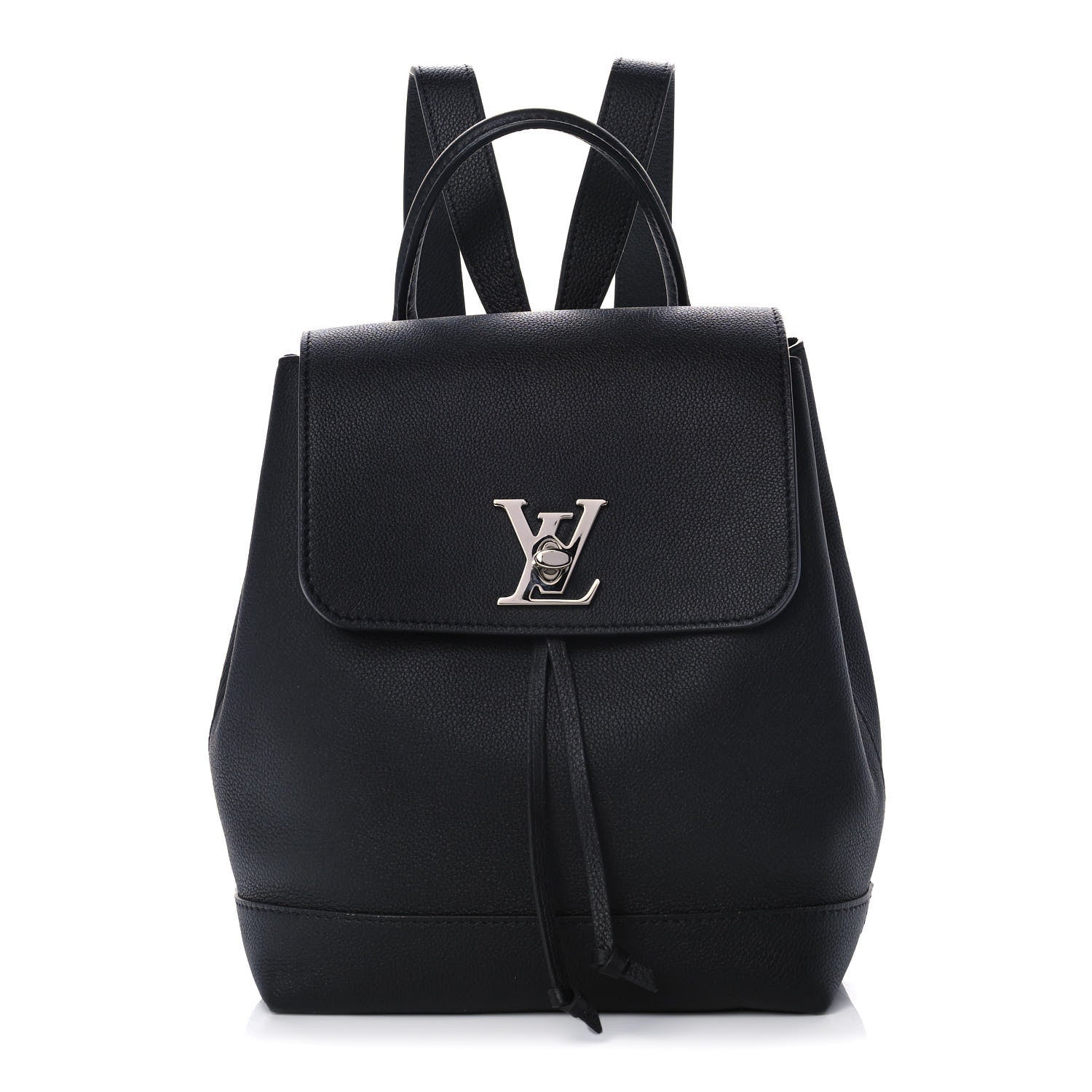 Louis Vuitton Calfskin Lockme Backpack Black 1 of 10