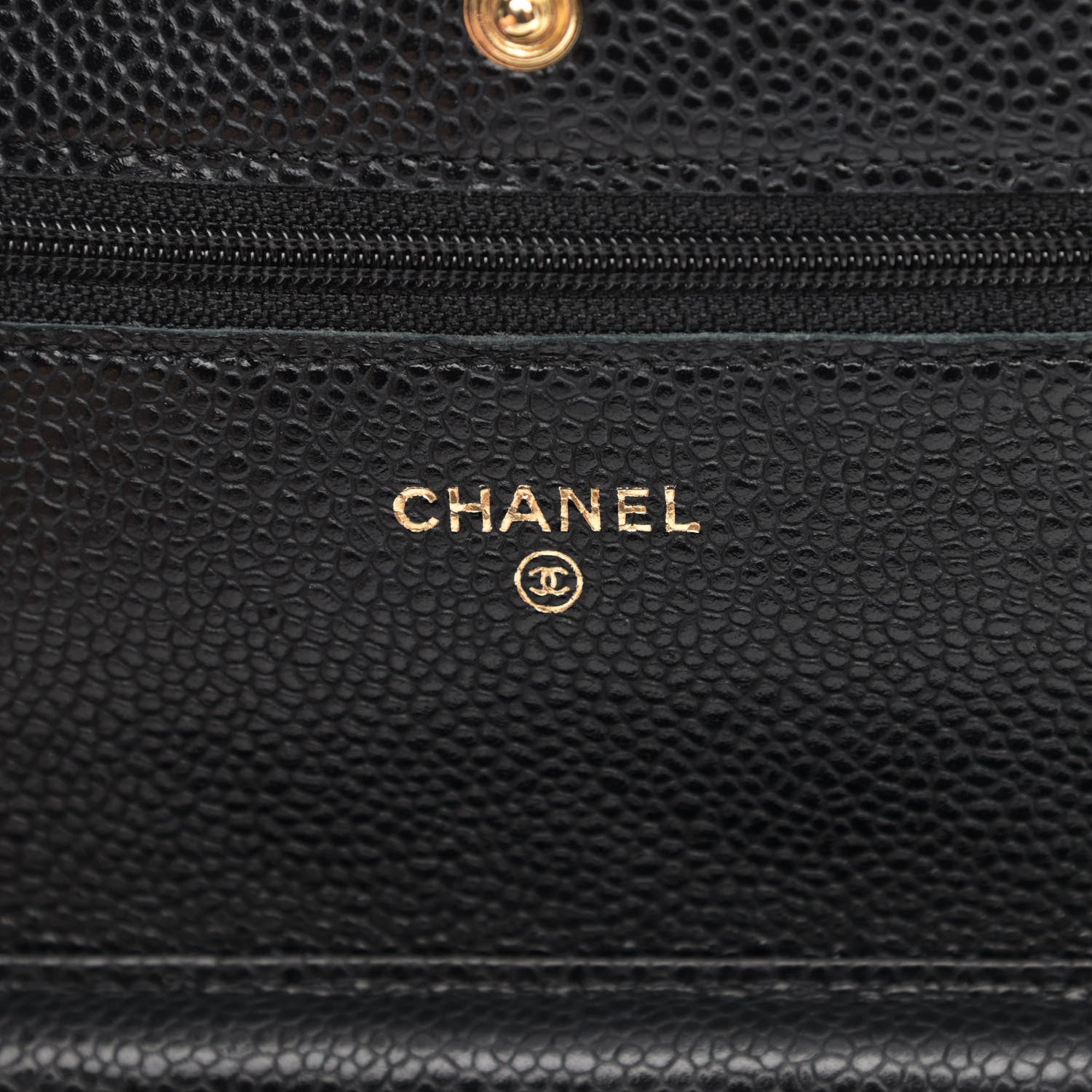 Chanel Caviar Quilted Wallet On Chain WOC Black 6 of 13