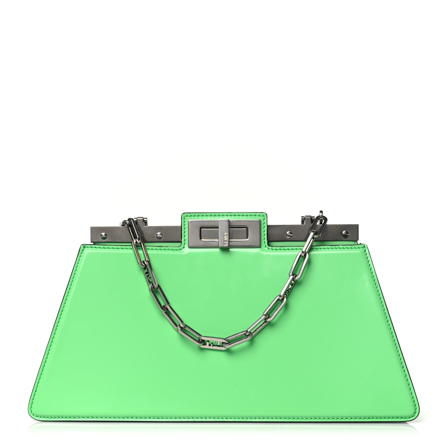 Fendi Shiny Nappa Peekaboo Cut Edamame 1 of 10