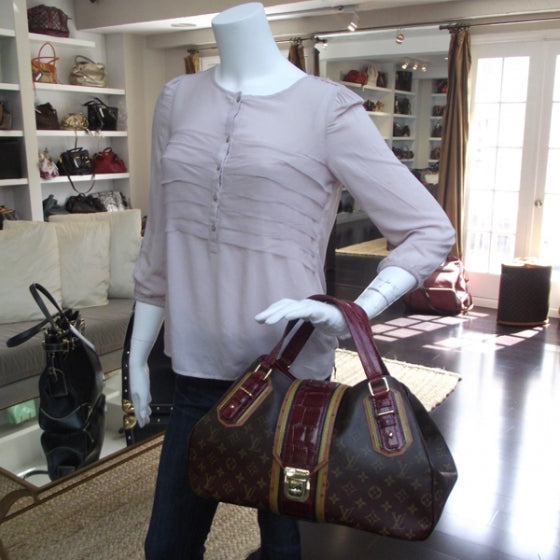 Monogram Mirage Griet Exotic Bordeaux