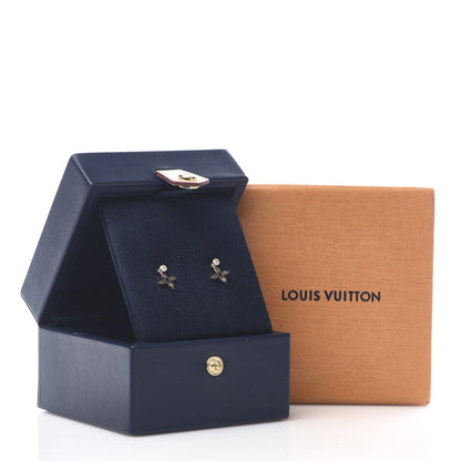 Louis Vuitton 18K Pink Gold Diamond Idylle Blossom Stud Earrings 6 of 6