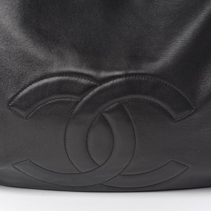 Chanel Lambskin Large Soft and Chain Hobo Black 11 of 13