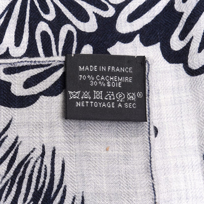 Hermes Cashmere Silk The Three Graces Shawl 140 Gris Chine Caban 8 of 8