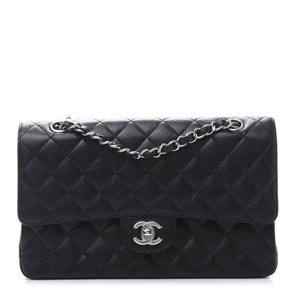 Chanel Caviar Quilted Medium Double Flap Black 1 of 11