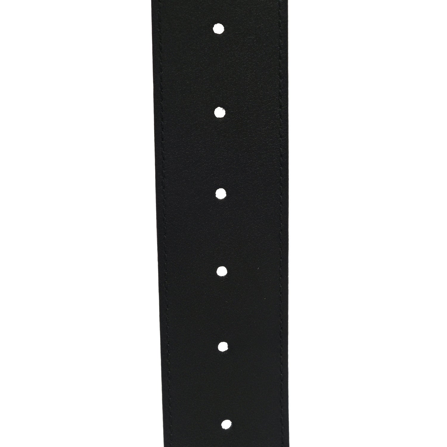 Gucci Moon Calfskin Pearl Double G 40mm Belt 85 34 Black Cream 4 of 6