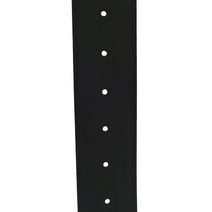 Gucci Moon Calfskin Pearl Double G 40mm Belt 85 34 Black Cream 4 of 6