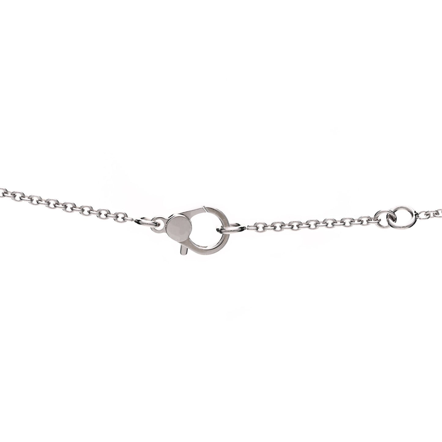 18K White Gold Diamond Finesse Pendant Necklace