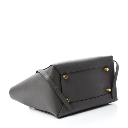 Celine Grained Calfskin Mini Belt Bag Grey 4 of 13