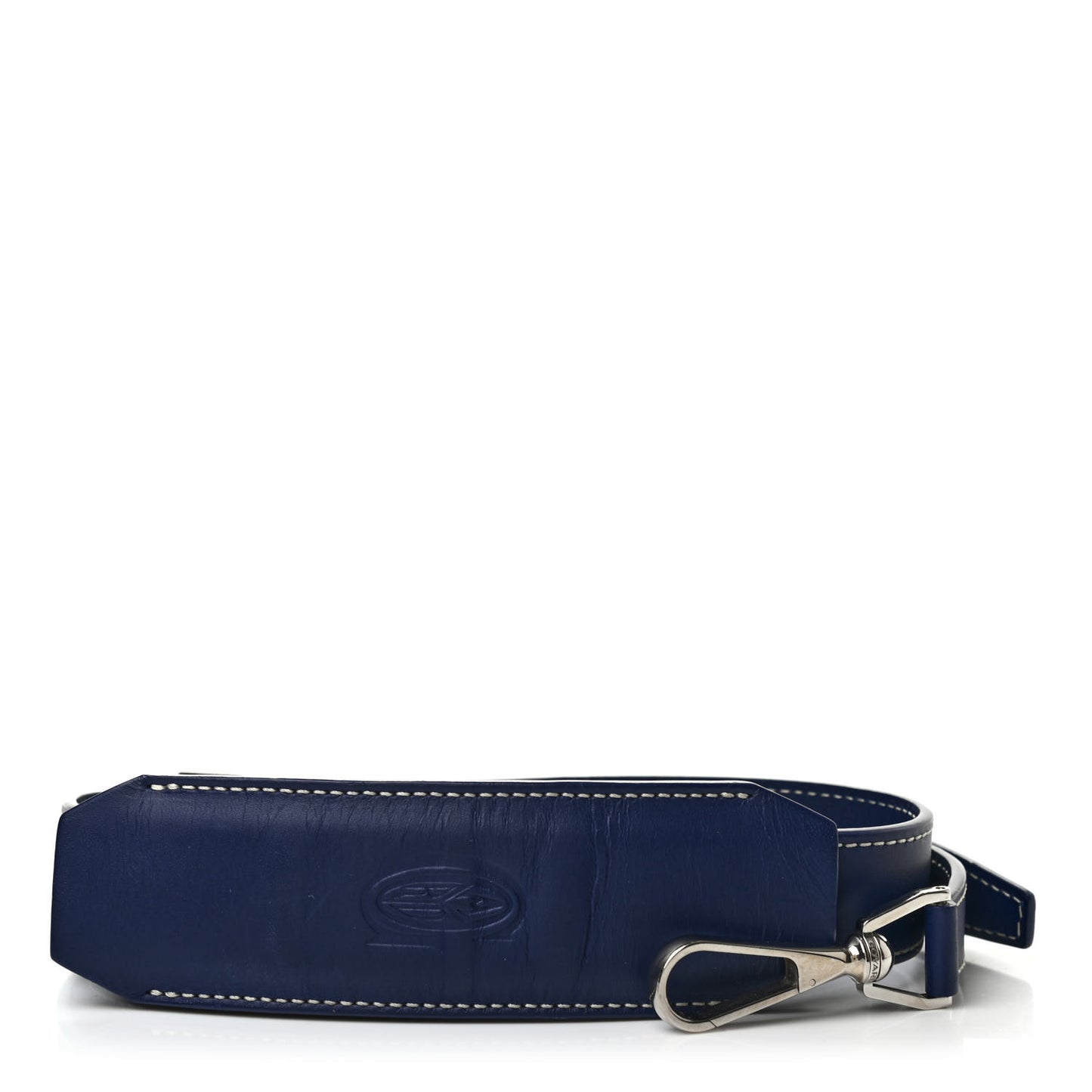 Calfskin Shoulder Strap Navy Blue
