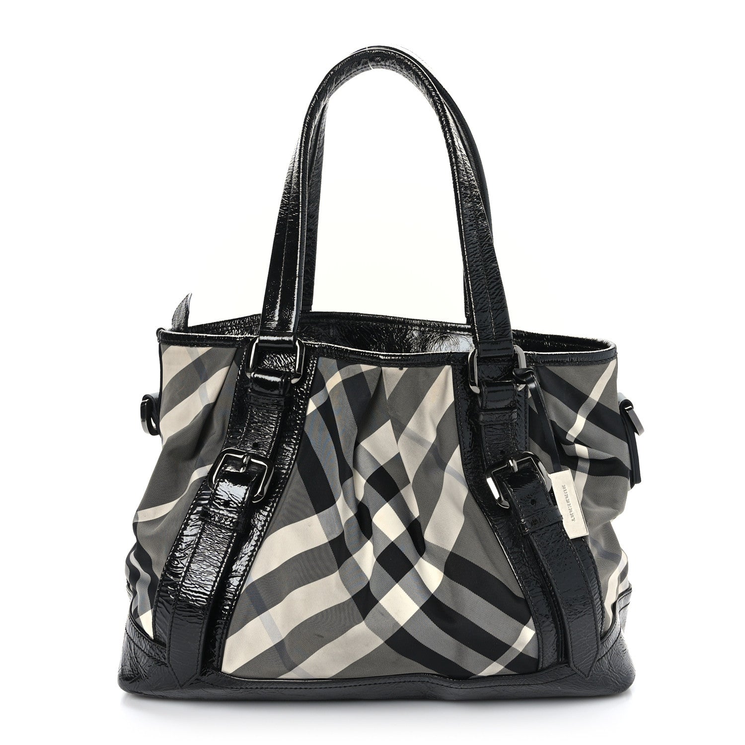 Burberry Nylon Beat Check Lowry Black 1 of 11