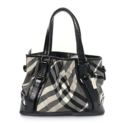 Burberry Nylon Beat Check Lowry Black 1 of 11