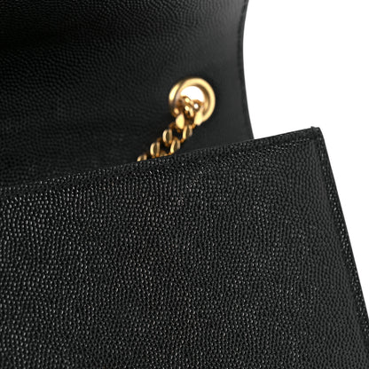 Saint Laurent Grain De Poudre Small Monogram Kate Satchel Black 13 of 14