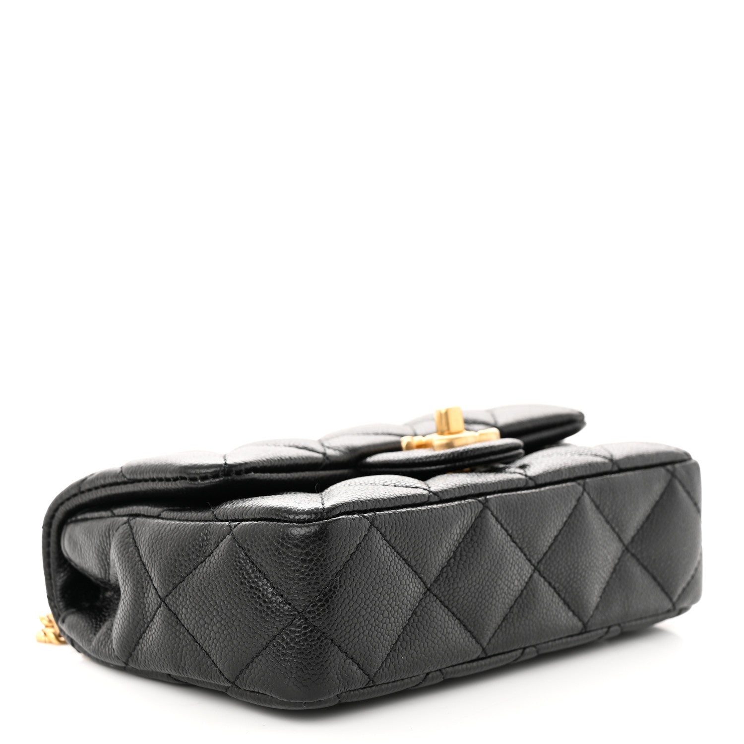 Chanel Caviar Quilted Mini Sweetheart Rectangular Flap Black 4 of 11