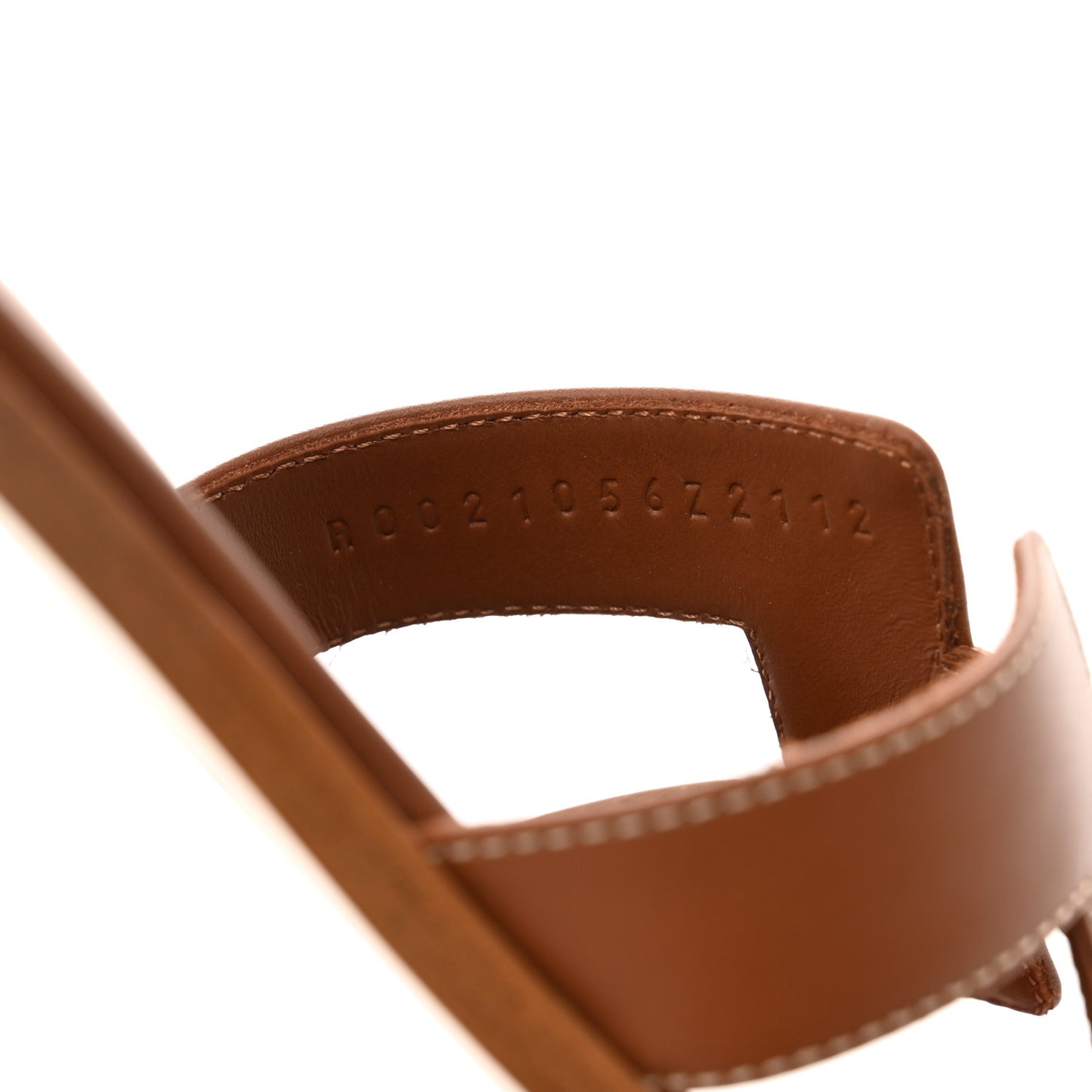 Box Calfskin Oran Sandals 36 Gold