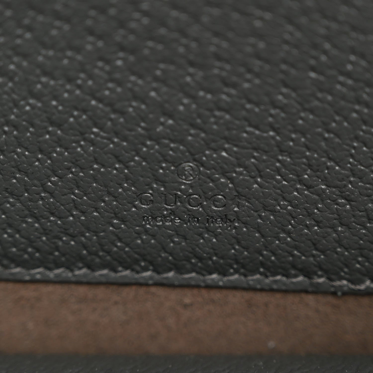 Gucci GG Supreme Monogram Textured Dollar Calfskin Mini New Basket Shoulder Bag Black Grey 6 of 9