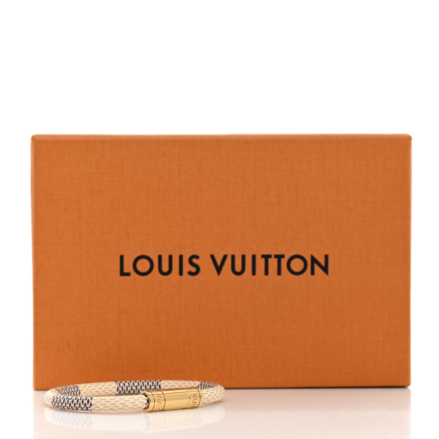 Louis Vuitton Damier Azur Keep It Bracelet 17 5 of 5