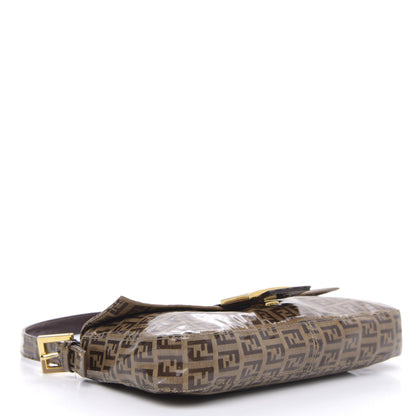 Fendi Vinyl Zucchino Baguette Tobacco 4 of 9