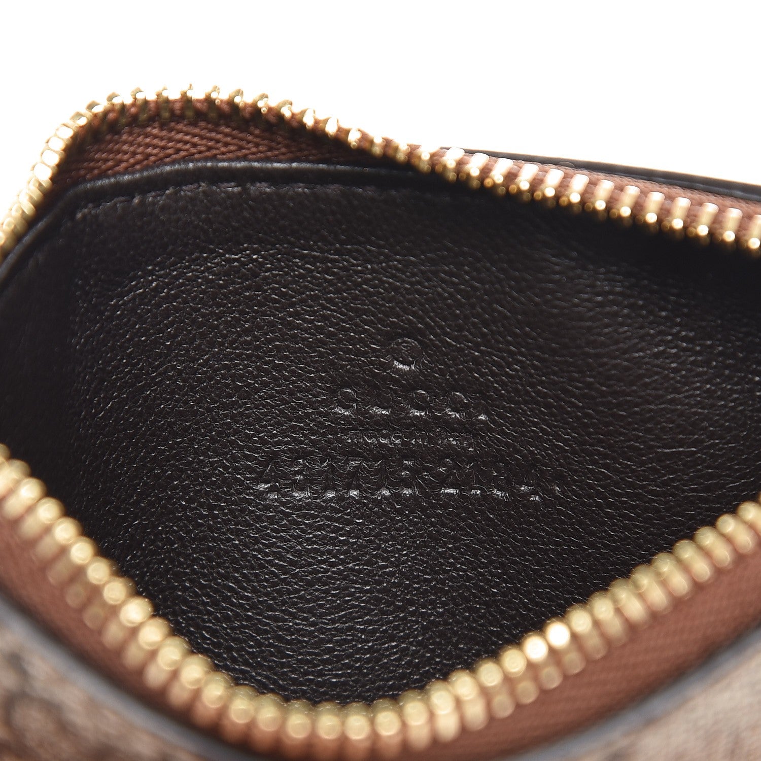 Gucci GG Supreme Monogram Coin Case Card Holder Brown 5 of 6