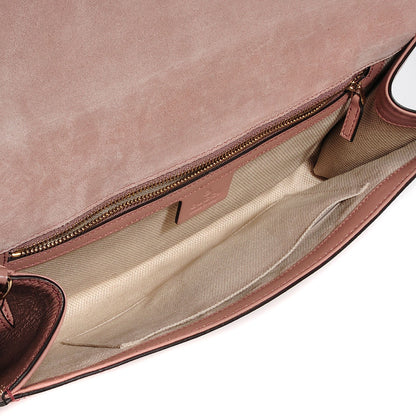 Gucci Soft Patent Medium Soho Clutch Dark Cipria 5 of 7