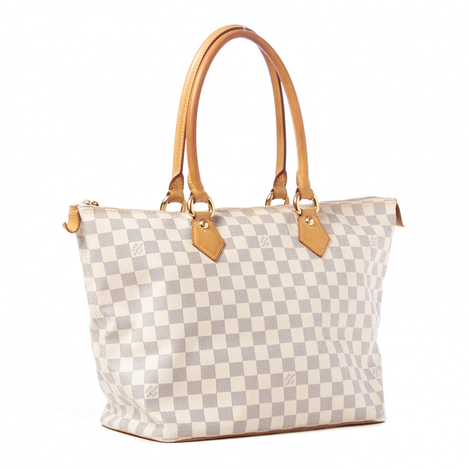 Louis Vuitton Damier Azur Saleya MM 2 of 8