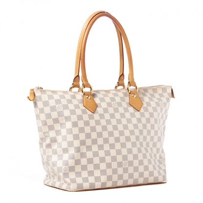 Louis Vuitton Damier Azur Saleya MM 2 of 8