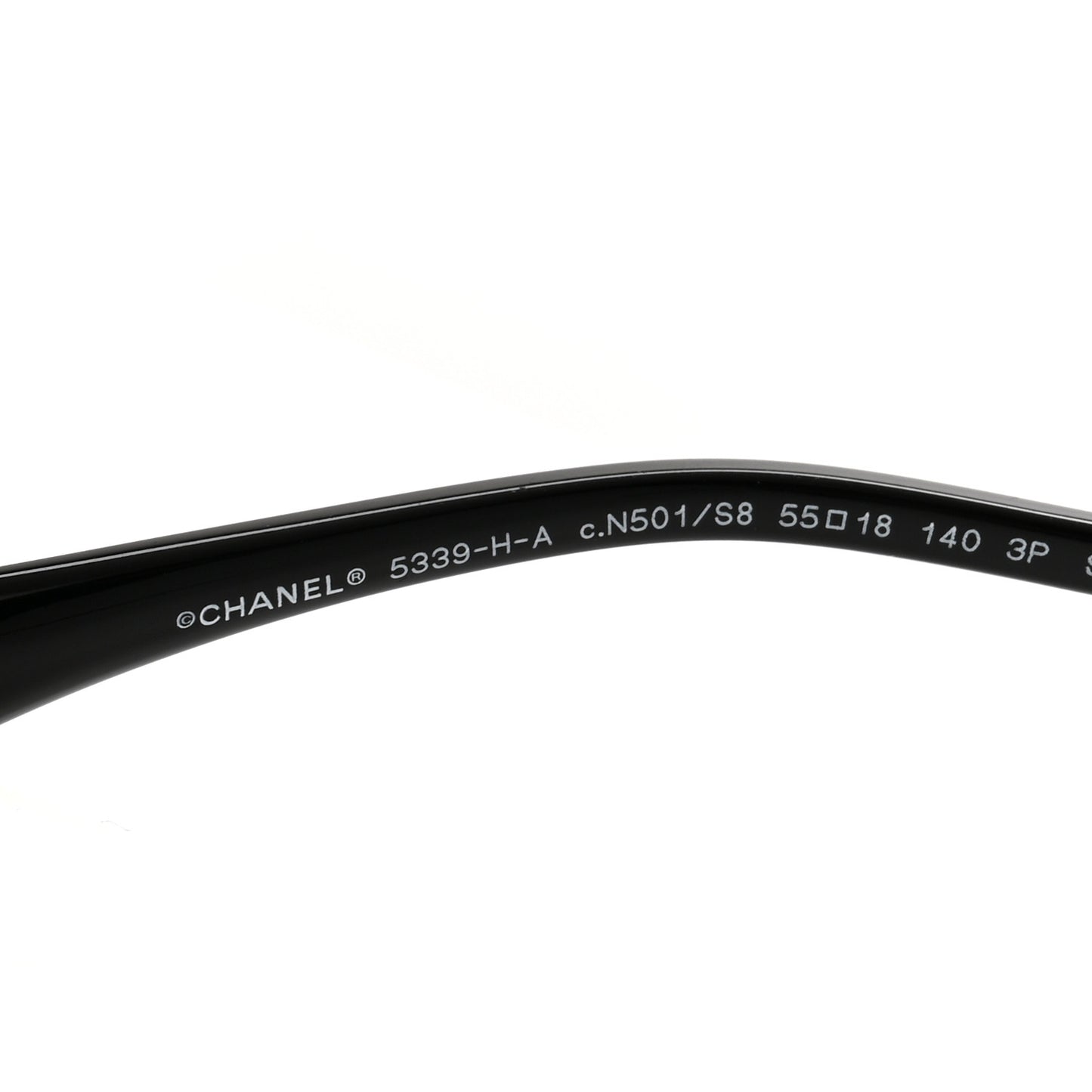 Acetate Polarized Butterfly Winter Pearl Sunglasses 5339-H Black