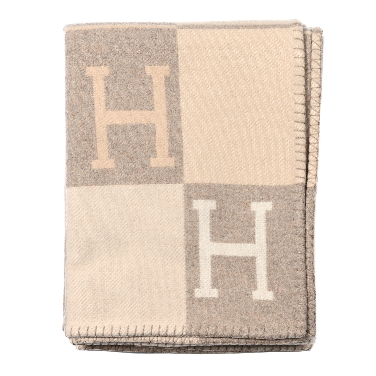 Wool Cashmere Avalon III Blanket Coco Camomille