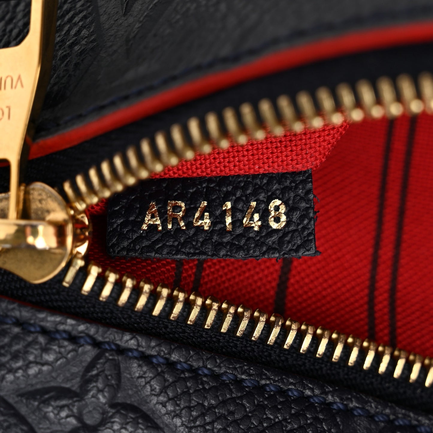 Empreinte Pochette Metis Marine Rouge