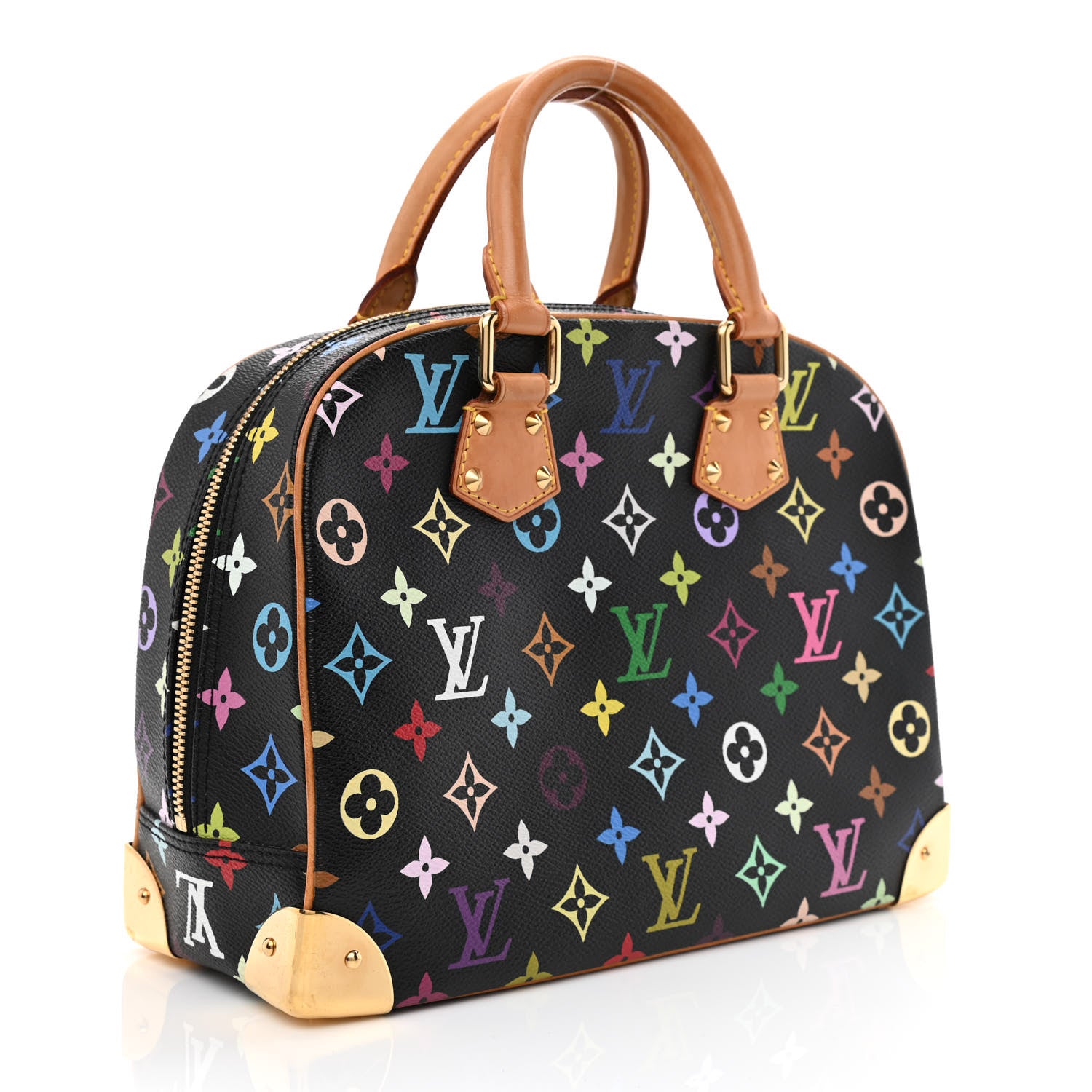Louis Vuitton Monogram Multicolor Trouville Black 3 of 10