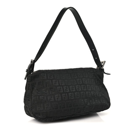 Fendi Nylon Zucca Baguette Black 3 of 11