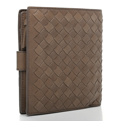 Bottega Veneta Nappa Intrecciato French Compact Wallet Ash 3 of 7