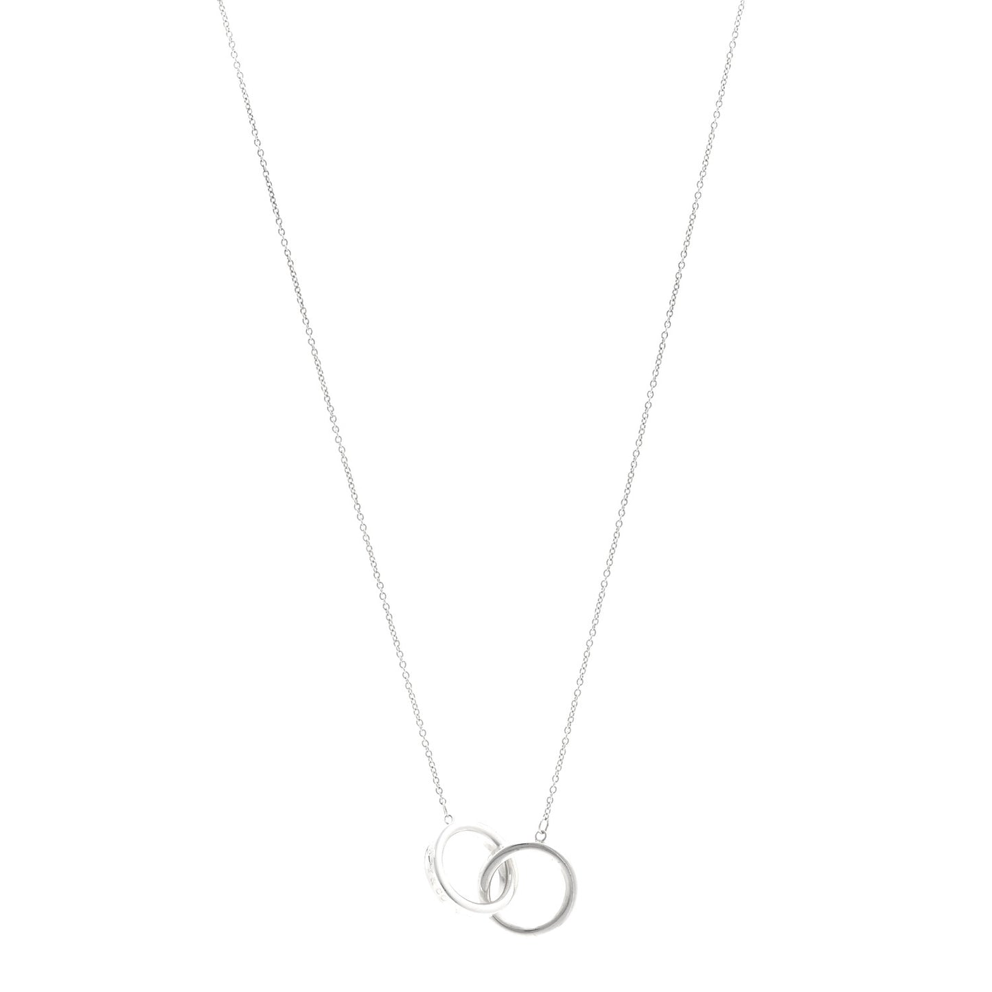 Sterling Silver 1837 Interlocking Circles Pendant Necklace