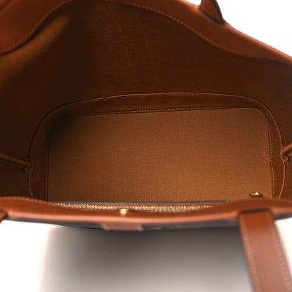 Celine Triomphe Canvas Calfskin Small Cabas Bag Tan 5 of 10